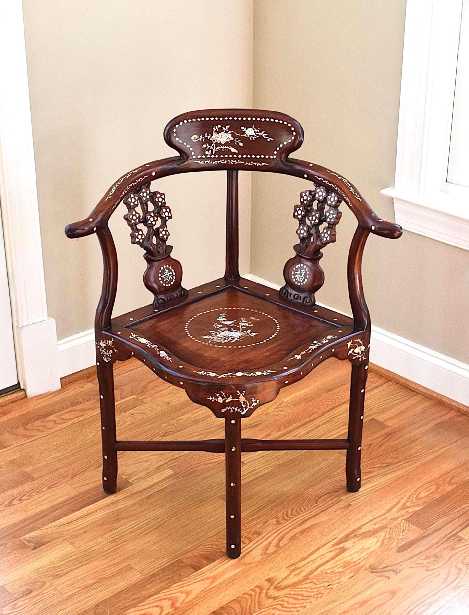 Antique Corner Chair - Etsy