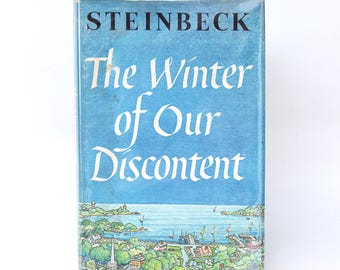 The Winter Of Our Discontent, John Steinbeck, 1961 Hardcover Book Club Edition Viking Press, Excellent Condition
