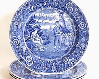 スポード ブルールームコレクション ウッドマン ディナープレート