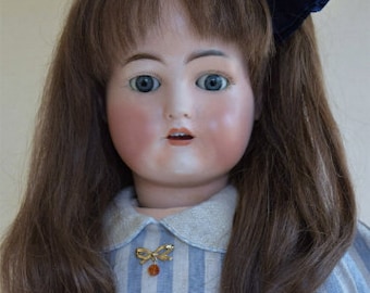 German Bisque Doll Heinrich Handwerck Simon Halbig 99 DEP Brown Sleep -  ChristiesCurios