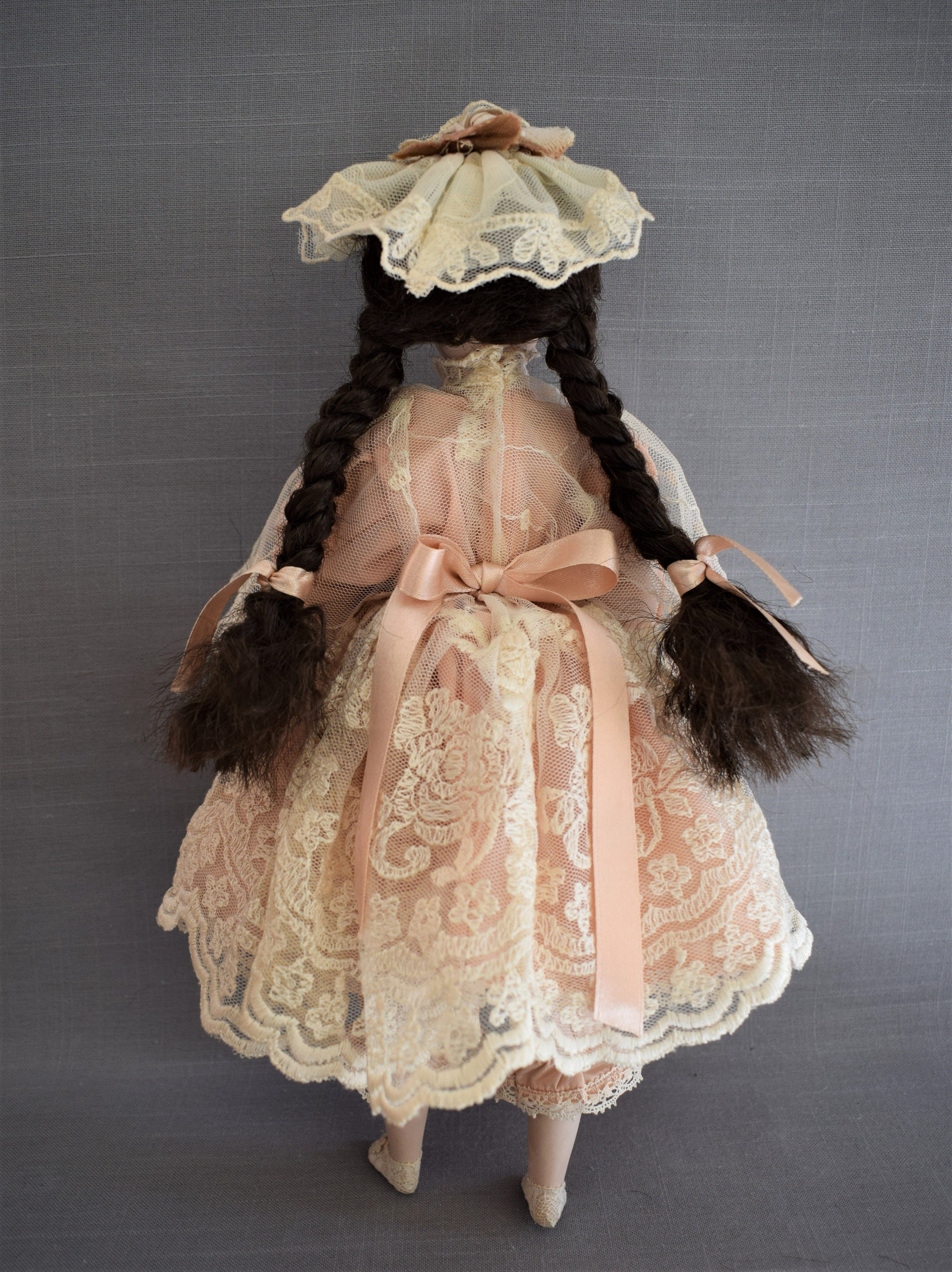 Creazioni Marigio,italy, Biscuit Porcelain Jointed Doll With