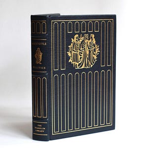 Aristotle Politics, Franklin Library Pennsylvania, Limited Edition, 1977, Gilt Leatherbound 8VO