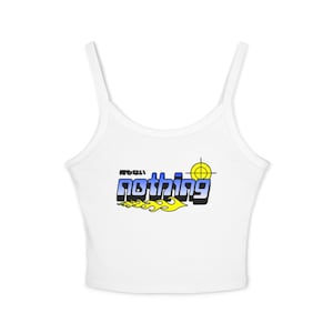 Graphic Women&#39;s Spaghetti Strap Tank Top, Summer Top, Casual Wear, Vacation Outfit, Festival Attire, Trendy Graphic Tee