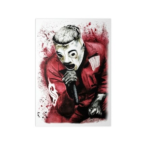 Slipknot, Corey Taylor PRINT, numetal, heavy metal, fine arts, rock, music art, nu-metal, rock n roll, metal music, Slipknot poster, Europe