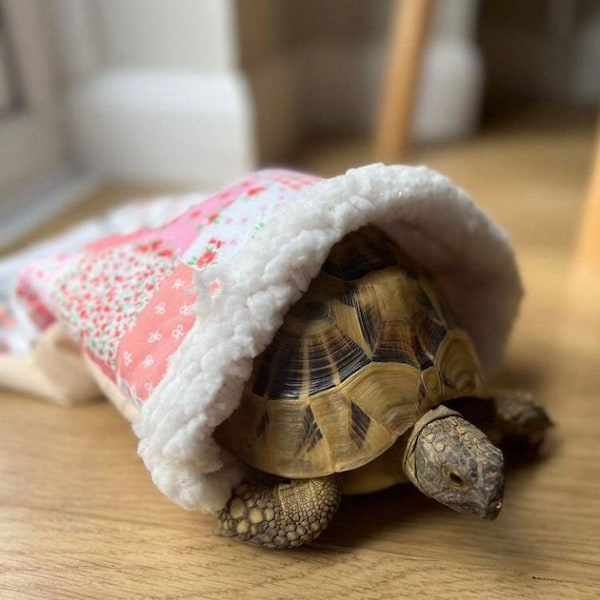Handmade Cuddle Sack / Sleeping Bag for Tortoise