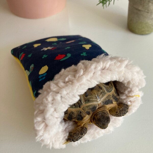 Handmade Cuddle Sack / Sleeping Bag for Tortoise / Rat Rodent