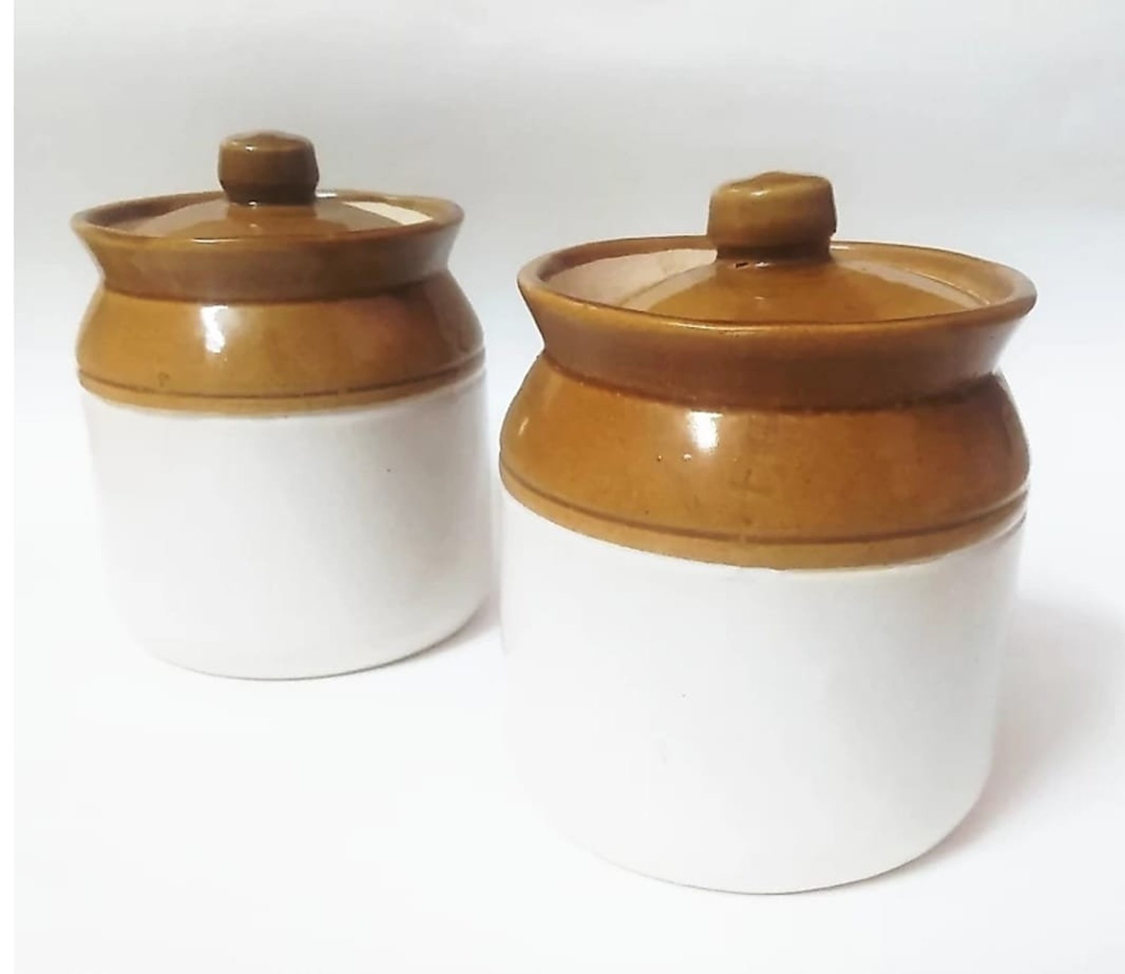 Set Of Two Pickle Ceramic Jars/Traditional Pickle Etsy