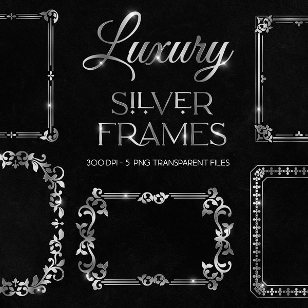 Fancy Digital Frames Etsy