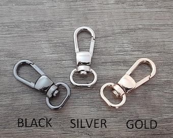 Swivel Lobster Clasp: Gold Purse Clip, Bag Handbag Strap