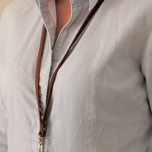 Genuine Leather Phone Strap: Detachable Neck Lanyard, 1/2 Inch