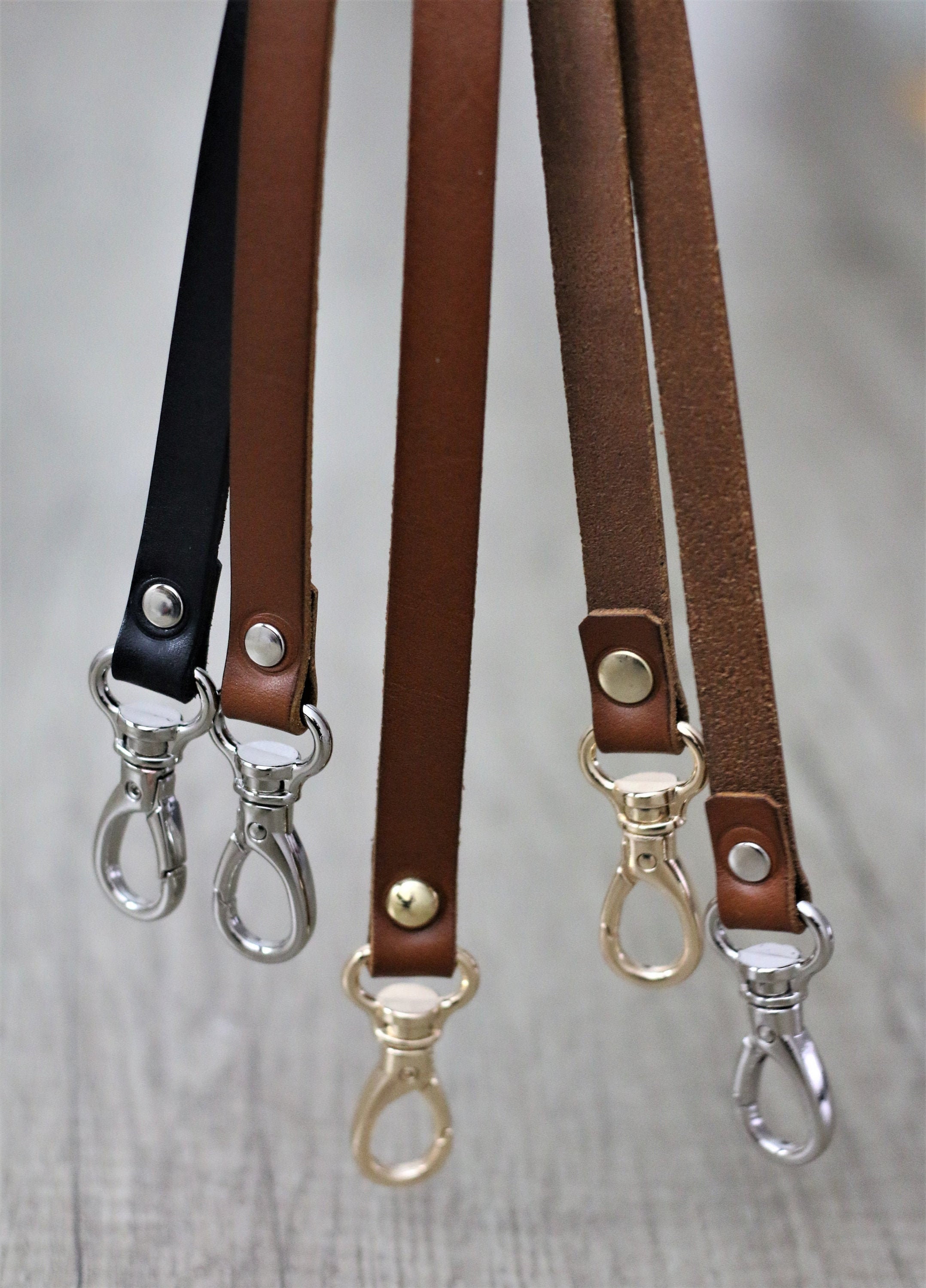 Xzyden Purse Strap, 4cm Wide Purse Straps Replacement Dual Leather Ended  Bag Strap with 360° Rotatable Buckle Adjustable Length Shoulder Strap For