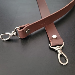 Handmade Real Genuine Leather Bag Strap, Crossbody Bag Replacement ...
