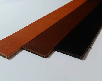 Black Calf Leather Strip, 1/2 inch Wide, Bag Straps, Belts