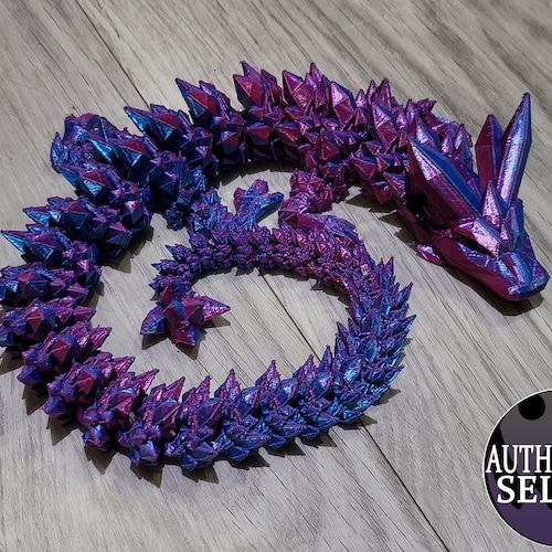 Articulated Crystal Gem Dragon Etsy