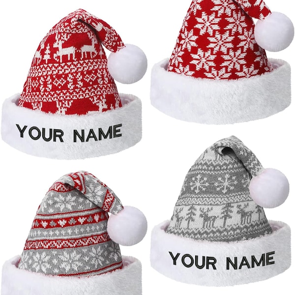 Personalisierte Weihnachtsmütze Personalisierte Weihnachtsmütze, Weihnachtsmütze, Weihnachtsmütze, Weihnachtsmütze, Weihnachtsmütze mit Namen