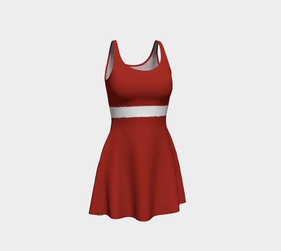 christmas flare dress