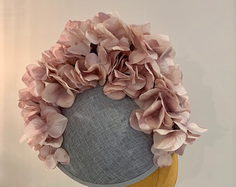 Blue Hydrangea Rose Berry Flower Fascinator Races Headband Headpiece Unique 2317 