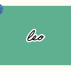 Leo Sticker | Leo | Leo Stickers | Water Resistant Sticker | Laptop Sticker | Zodiac Signs | Astrology | Zodiac | Phone Sticker
