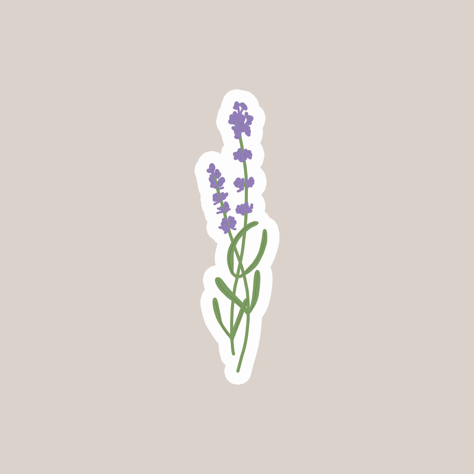 Lavender Sticker Lavender Laptop Sticker Water Resistant - Etsy