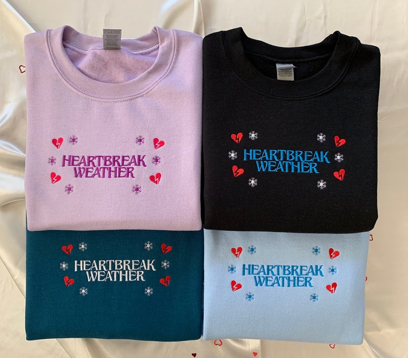 Heartbreak Weather  embroidered sweatshirt image 1