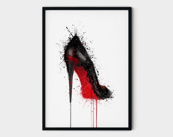 Louboutin art - Etsy UK