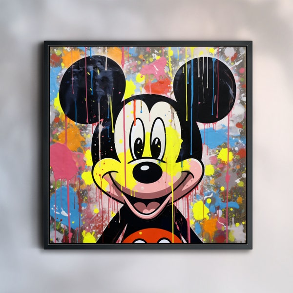 Mickey Mouse Pop Art - Etsy Australia