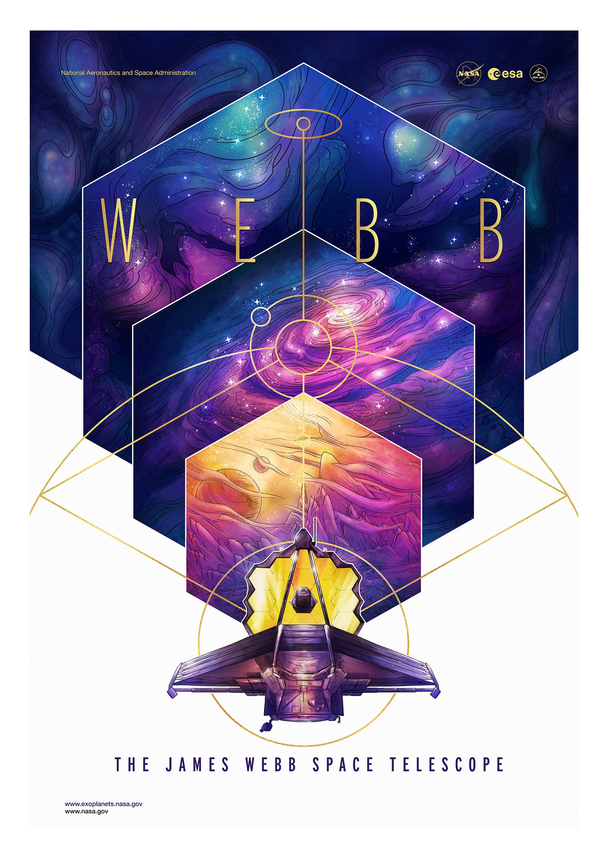 James Webb Telescope Wall Art Print