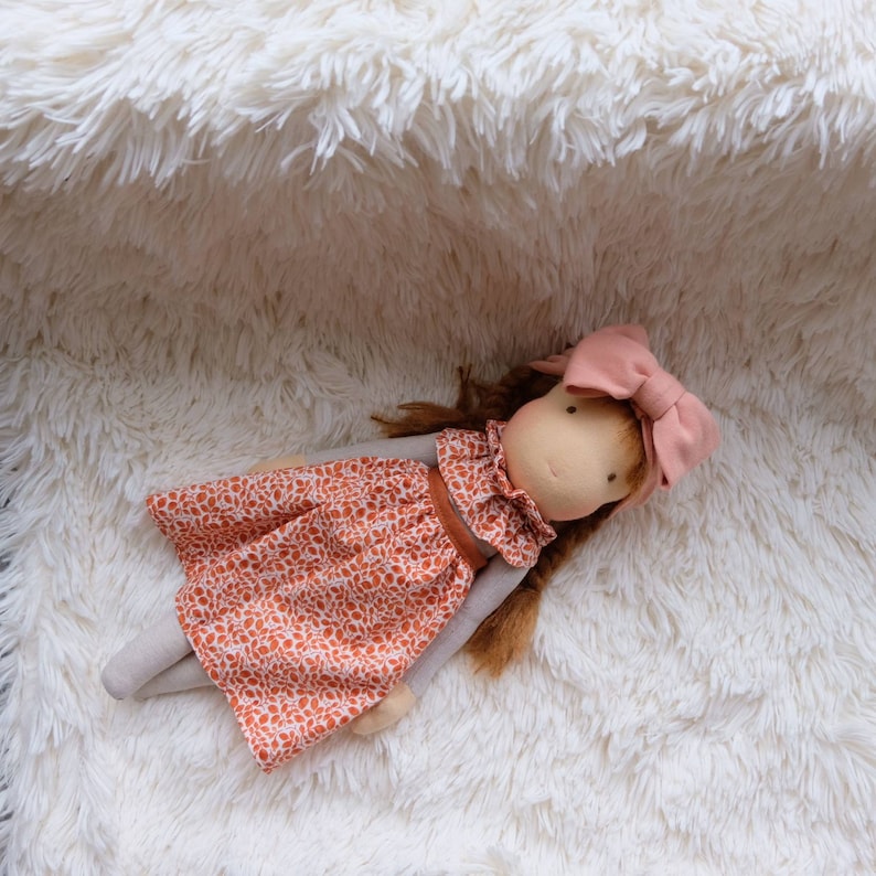 Christmas holiday gift Waldorf inspired doll Steiner doll 15 inch