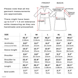V Neck Linen Dress With Belt Loose Linen Dress Summer Dress 3/4 Sleeve ...
