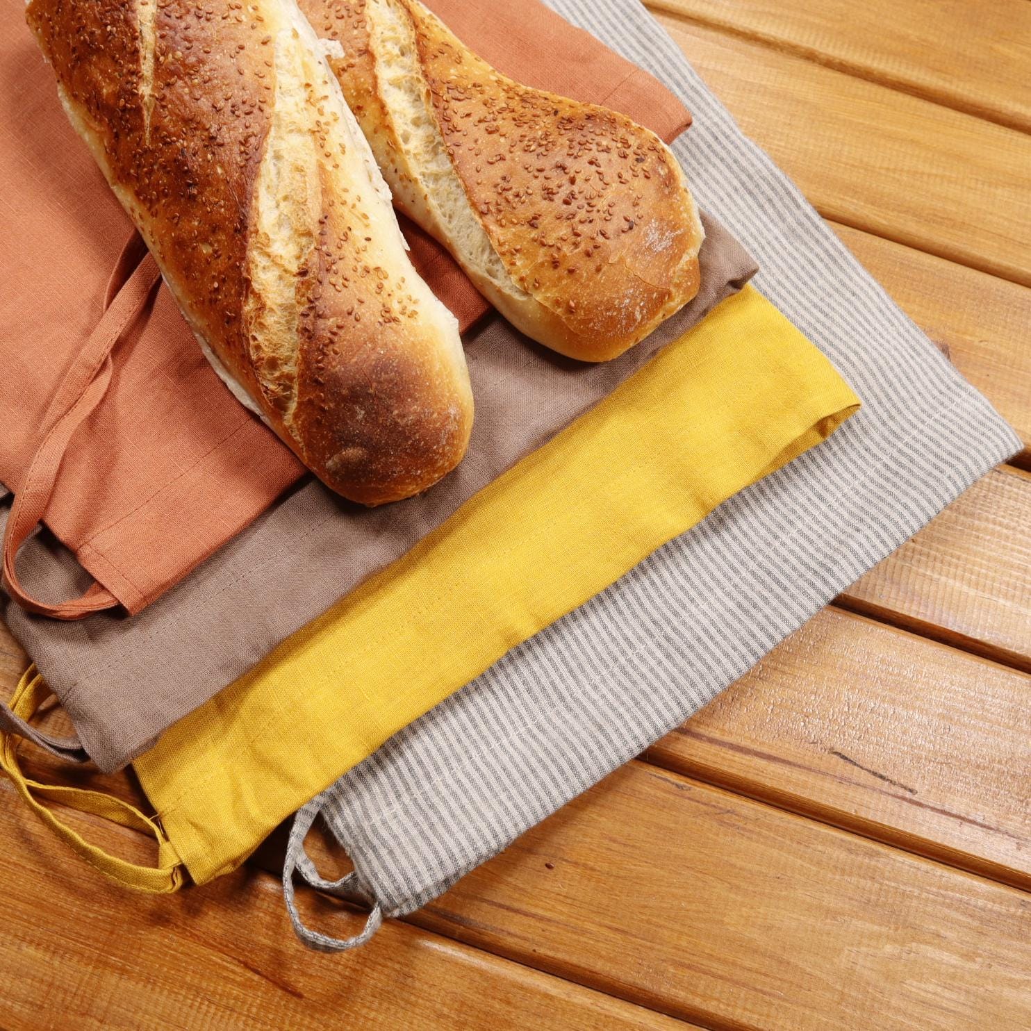 Linen Bread Bag Etsy Canada