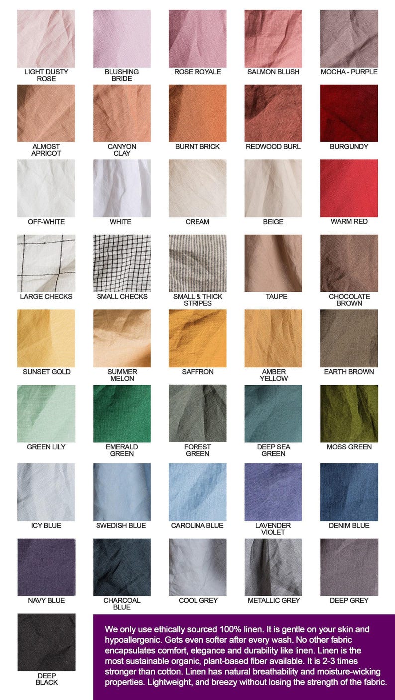 LINEN SKIRT with 41 Color Options in 100% European Linen | Pre-Shrunk European Linen Skirt with Organic Flax, Mothers Day Gift for Her image 4