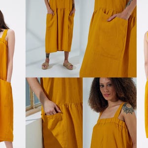 LINEN SKIRT with 41 Color Options in 100% European Linen | Pre-Shrunk European Linen Skirt with Organic Flax, Mothers Day Gift for Her image 9