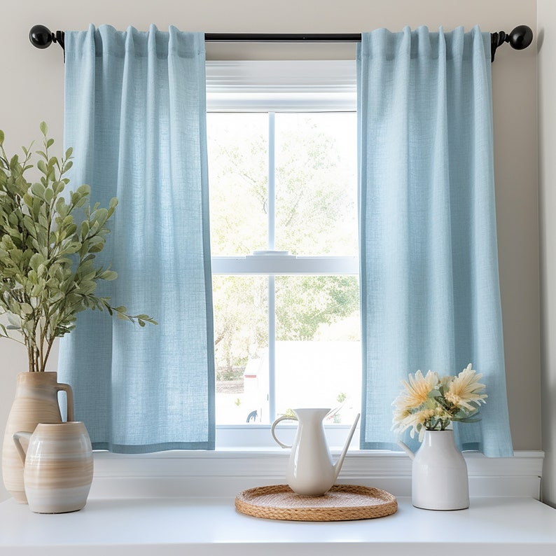 Linenia Cafe Curtain - Thumbnail 2
