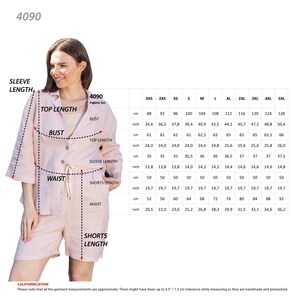Organic Linen Pajama Set: Handmade European Lounge Sleepwear, Mothers Day Gift for Her image 10