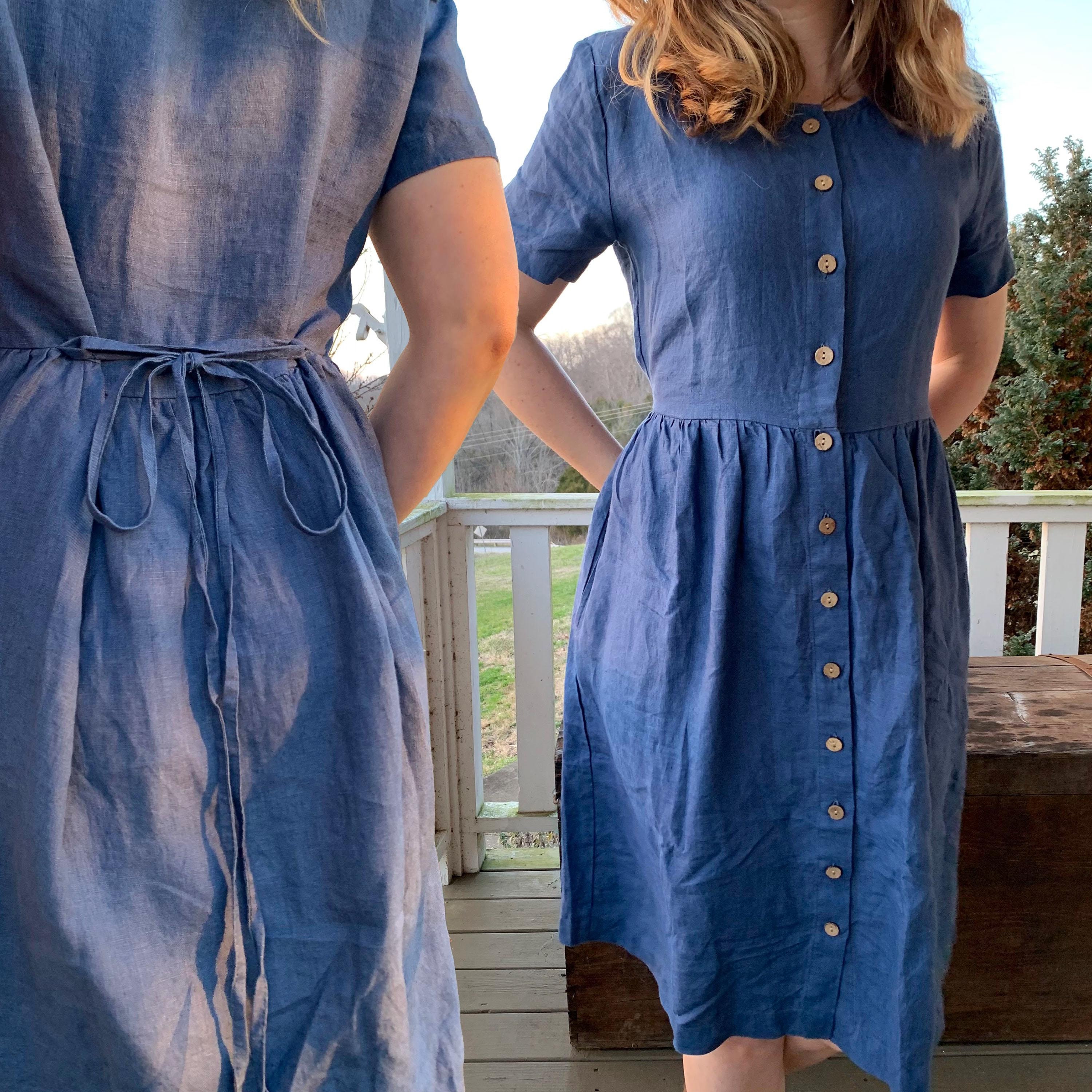 chinese dress ladies Odette Linen Dress main image 0