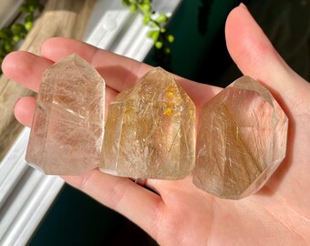 Muko Gemstone Natural Gold Rutilated Quartz Crystal Water Drop Wealthy Women Men Pendant 29x17x14mm AAAAA Muko Gemstone Natural Gold Rutilated Quartz Crystal Water Drop Wealthy Women Men Pendant 29x17x14mm AAAAA