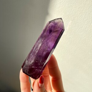 Extra High Grade Polished Amethyst Tower from Brazil