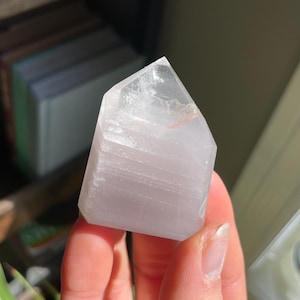 High Quality Polished Phantom Lithium Quartz from Brazil