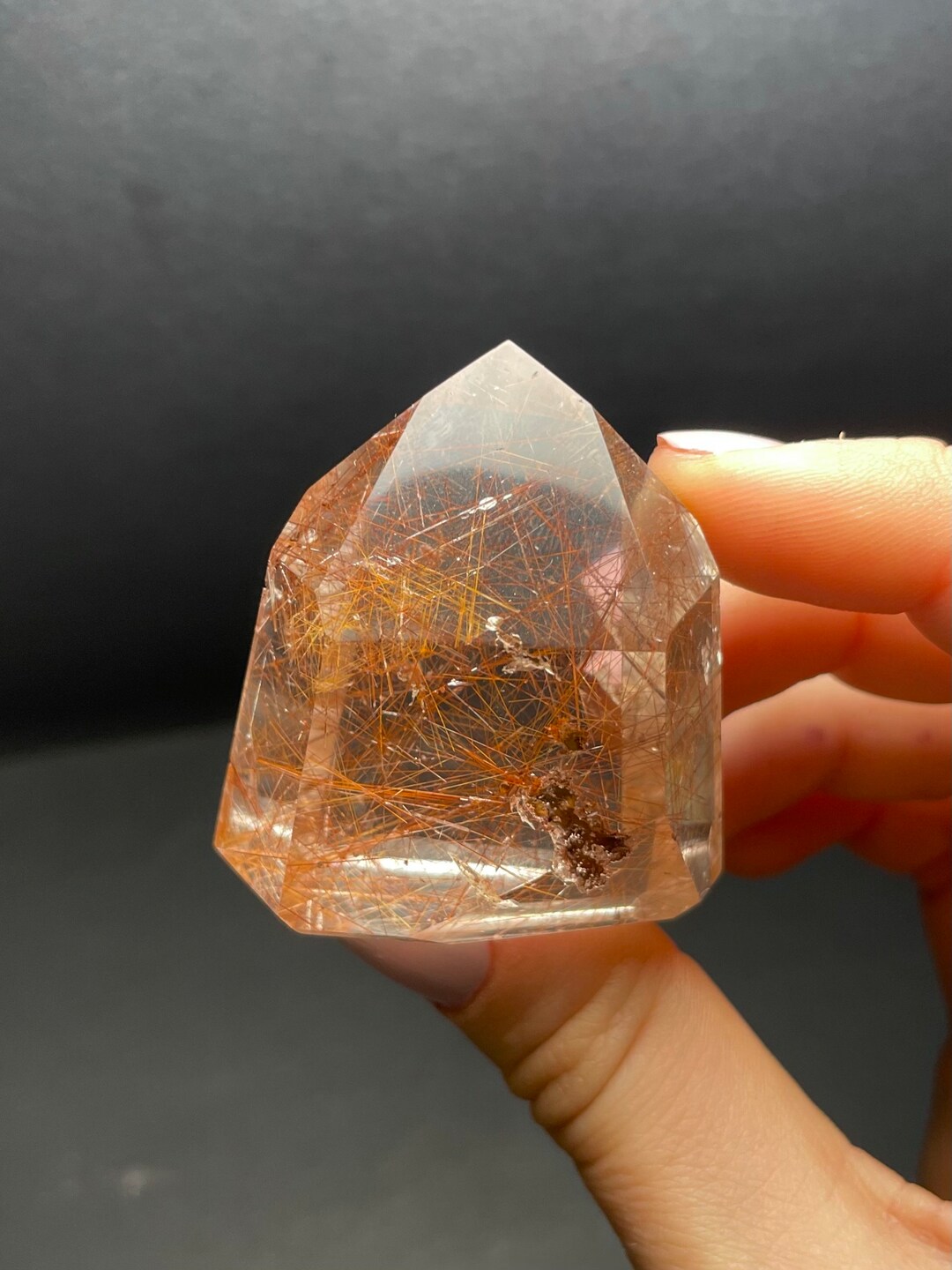 Extra High Grade Copper RUTILATED QUARTZ From Brazil Etsy