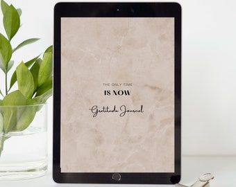 Gratitude Journal - The Only Time Is Now