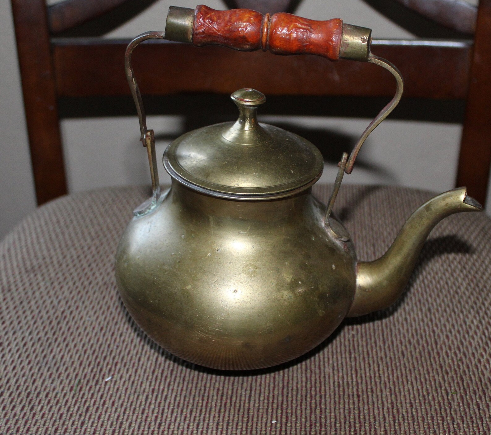 Vintage Small Brass Tea Kettle Unique Brass Kettle Etsy