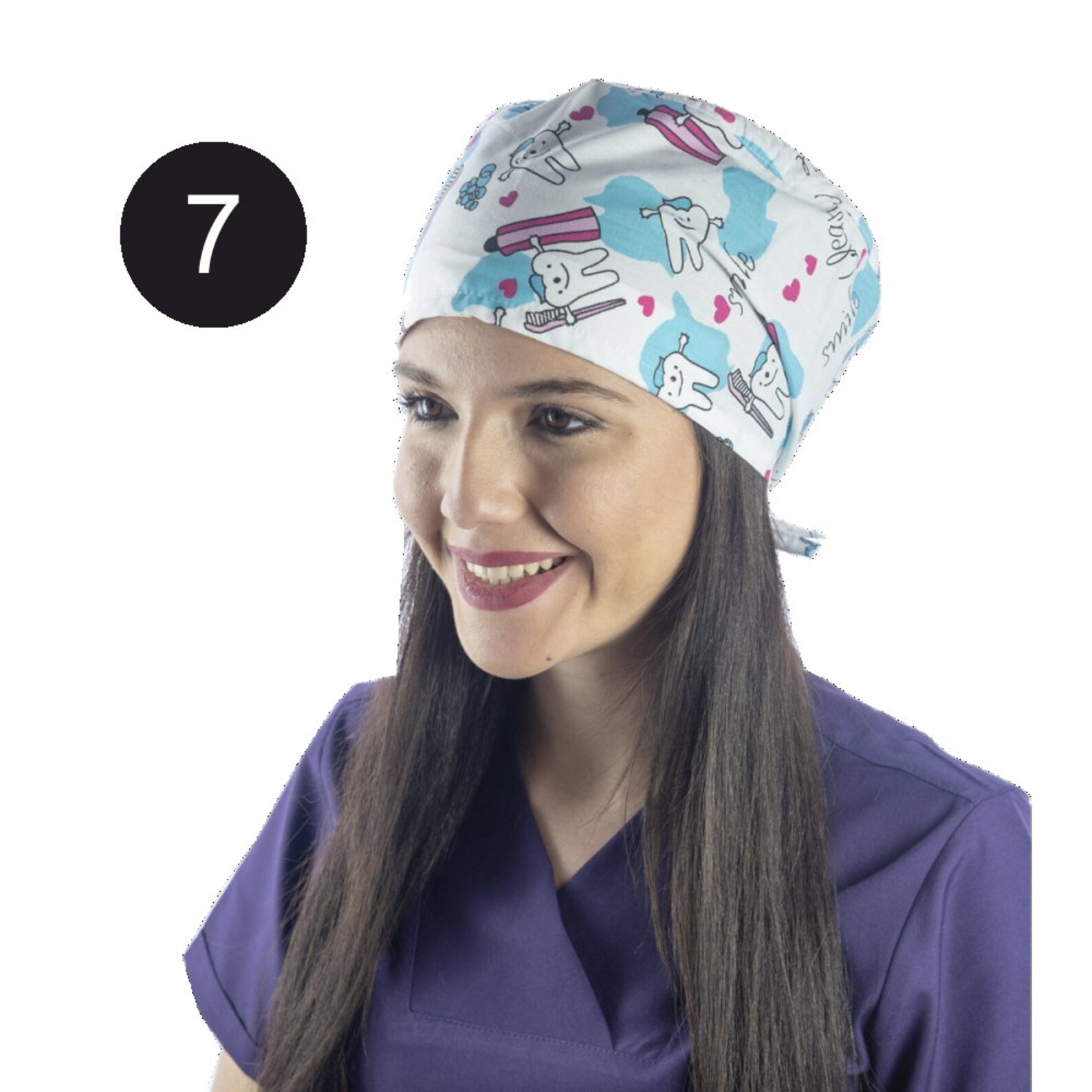 5 Pcs UNISEX Scrub caps dentist cap dental hygienist cap Etsy