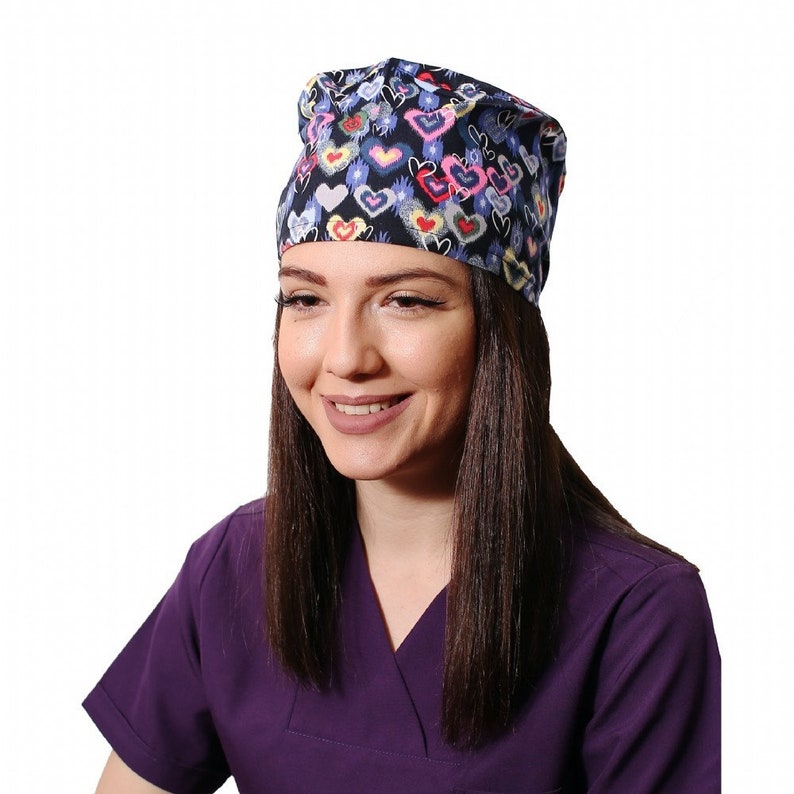 UNISEX Scrub caps dentist cap Dental hygienist cap scrub Etsy