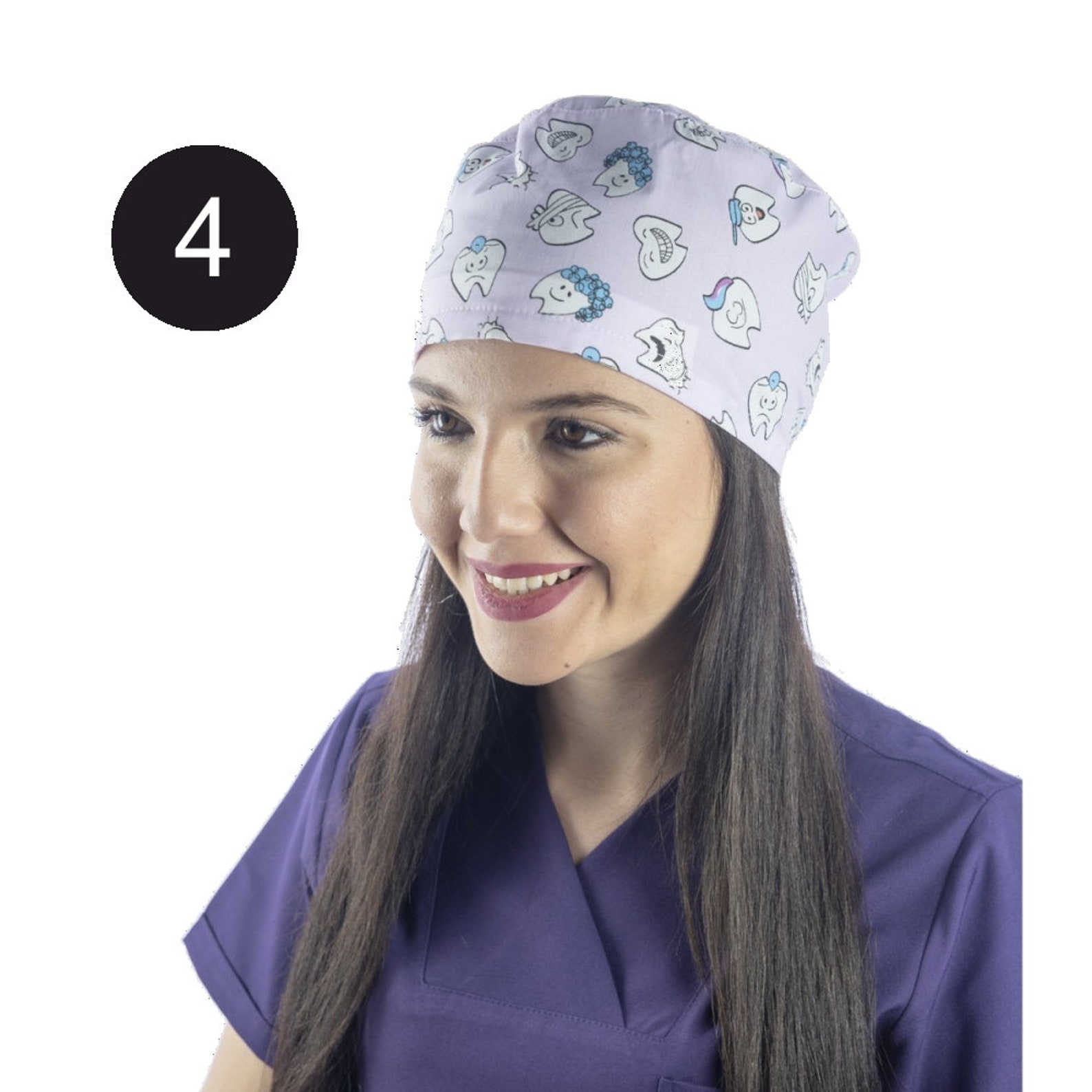 5 Pcs UNISEX Scrub caps dentist cap dental hygienist cap Etsy