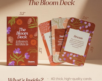 Baraja de afirmaciones, baraja de cartas de afirmación, baraja de citas motivacionales, baraja de cartas de citas inspiradoras, regalo de afirmación diaria, regalos para mujeres