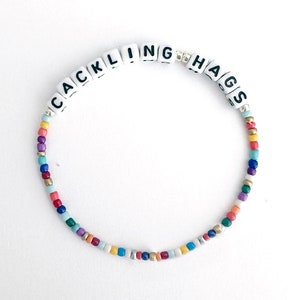 RHONY Real Housewives of New York / Cackling Hags / Jenna Lyons  / Alphabet Bracelet / Bravocon / bachelorette / secret santa