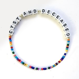 RHOC Real Housewives of Orange County / Whoop it Up / Vicki Gunvalson  / Alphabet Bracelet