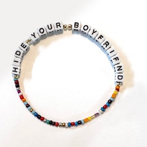 Vanderpump Rules / Hide your Boyfriend /Katie Maloney / Raquel / Scandoval / VPR / Alphabet Bracelet