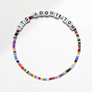 RHONY Real Housewives of New York / Its about tom  / Luann DeLessepps / Bethenny Frankel/  Alphabet Bracelet