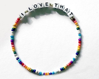 RHOSLC Real Housewives of Salt Lake City / I love that / Lisa Barlow / Alphabet Bracelet